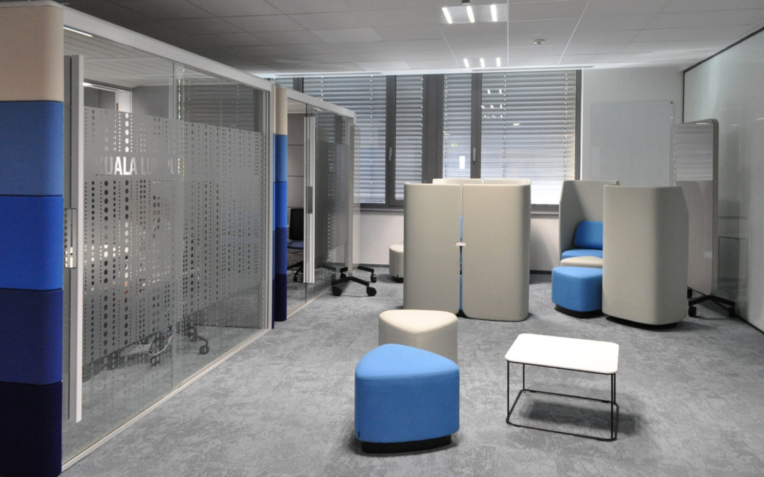 Motorola Solutions, interiors, floor B1, Cracow